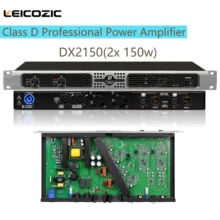 Leicozic DX2150 1u усилители класса d усилитель 250 Вт rms усилители Профессиональное аудио цифровой усилитель мощности аудио DJ оборудование живой звук