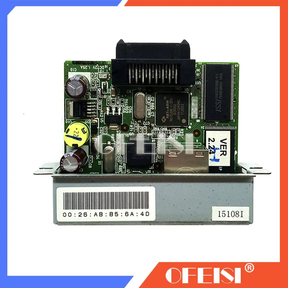 Интерфейс Ethernet для Epson TM U220B 220PB 220PD 220PA ТМ T81 T82II T88III T88IV T88V T70 T90 T86L UB-E03 UB-E02 C32C824541