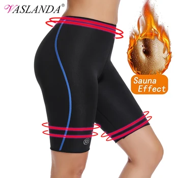 

VASLANDA Sauna Sweat Leggings Slimming Pants Workout Legginsy Running Trouser Neoprene Fitness Leggins Mujer Jogging Pant