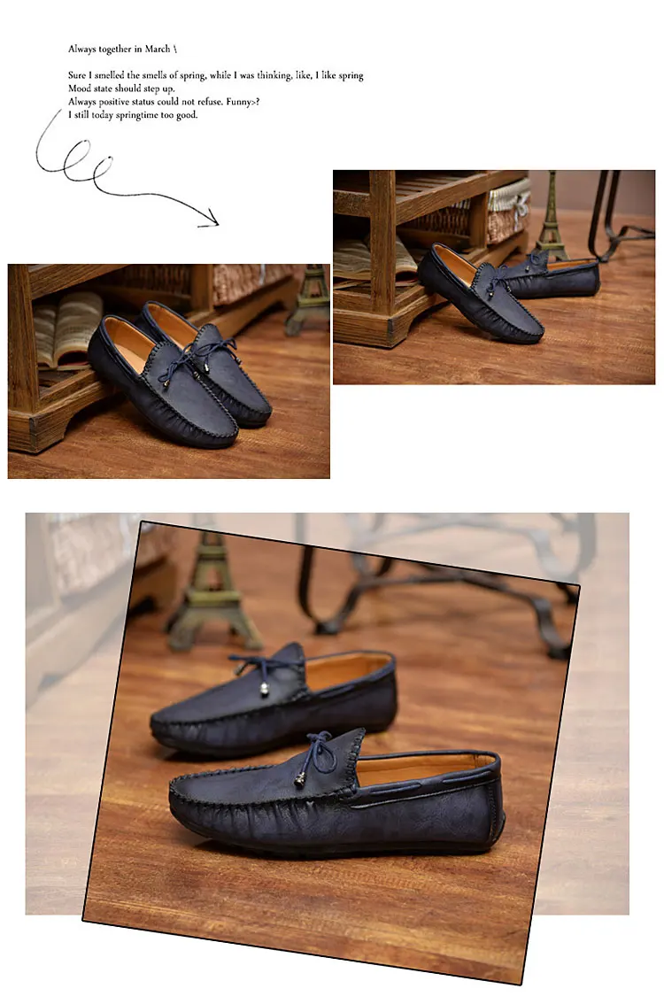 Casual Leather Loafer Shoes Men Soft Comfortable Driving Shoes Men Moccasins Footwear Mokasin Kasual For Men Schoenen785
