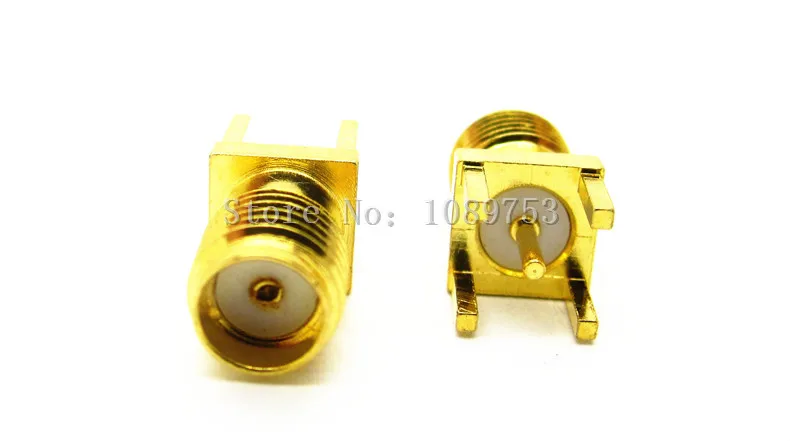 

20PCS SMA female Thru Hole plug 180 DEGREE SMA-KE PCB Mount connector RF adapter SMA-KHD Free Shipping