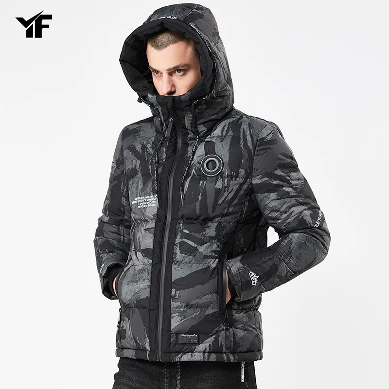 

YF Military Tactical Jacket Men Waterproof Windproof Warm Coat Camouflage Hooded Camo Army Clothing