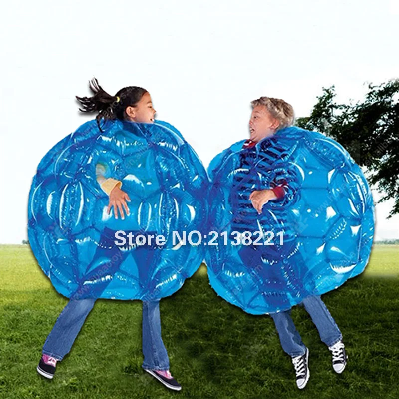 2-Pieces-set-90cm-Gaint-Blue-Inflatable-Body-Bumper-For-Boys-Girls-Family-School-Outdoor-Game
