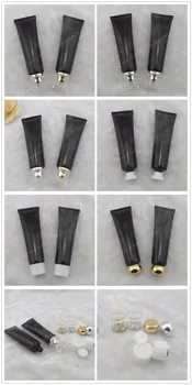 

50G black Cosmetic Cream Tube,50ml Plastic Soft tube,for eye cream/gel/mildy wash/essence fluid/hand cream/sample container