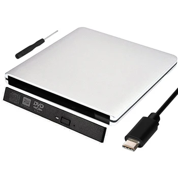 

12.7mm Type C USB 3.1 SATA Optical Drive Case Kit External Mobile Enclosure DVD/CD-ROM Case For Notebook Laptop Without Drive