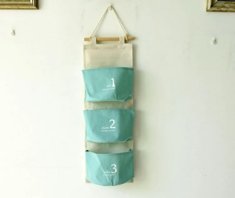 3 сумки Сумка для хранения дома 3 карман подвесной органайзер мягкие clotheing хранения вешалка смешивания Цвет