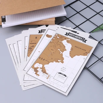 Scratch Map Cards – By Continent – Scratch Maps