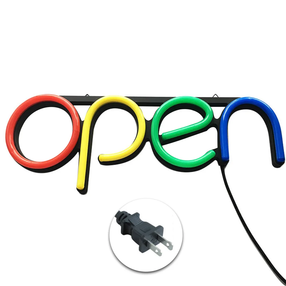 

Bar Restaurant Ultra Bright Visual Wall Window Displaying Door Store Neon Light Hanging Chain Sign Lamp Led Decorative Open