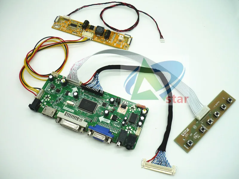 HDMI + DVI VGA аудио набор для платы ЖК контроллер 18 5 &quotM185XW01V.D HM185WX1 400 1366*768 DIY наборы|board
