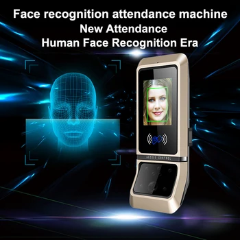 

Face Access Control System Face Recognition Door Lock Biometric System USB Time Clock Recorder For Office Employee Equipment