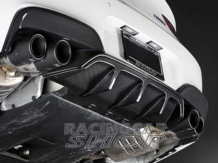 Real Carbon Fiber Rear Diffuser For BMW 6-Series F06 F12 F13 M6 M-Sport Bumper 2014UP