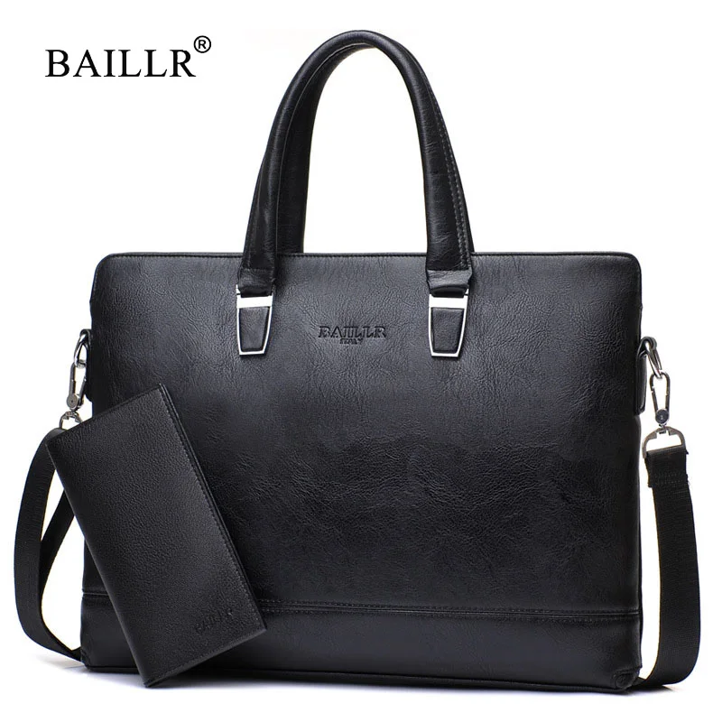 

fashion men bag briefcases bags high quality pu Leather Men business Bag with purse Tote Laptop messenger bags