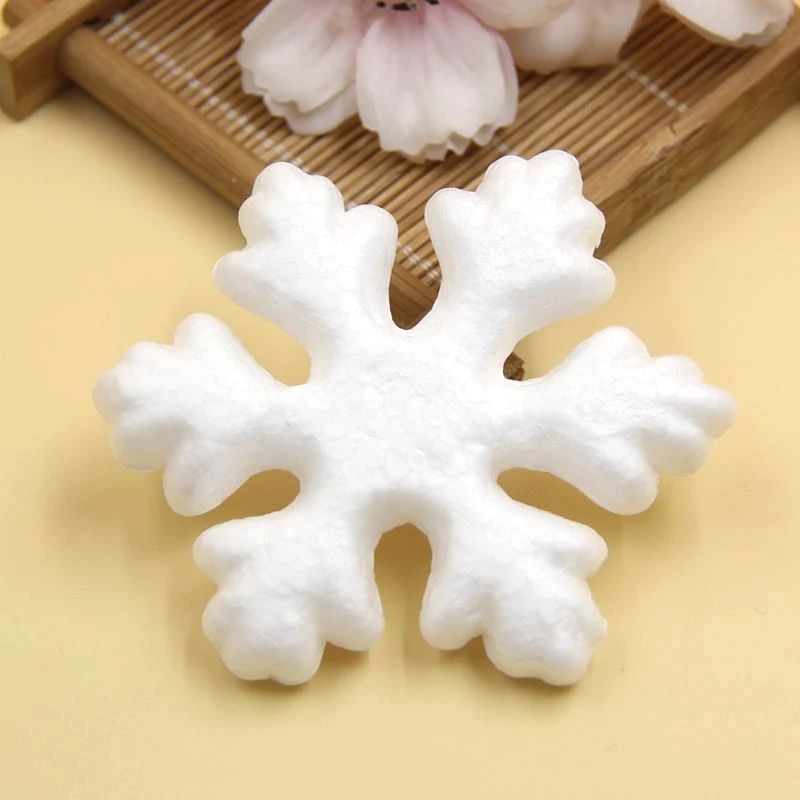 10pcs/lot 75mm Diy Christmas Snowflakes Foam Snowflakes Ornaments