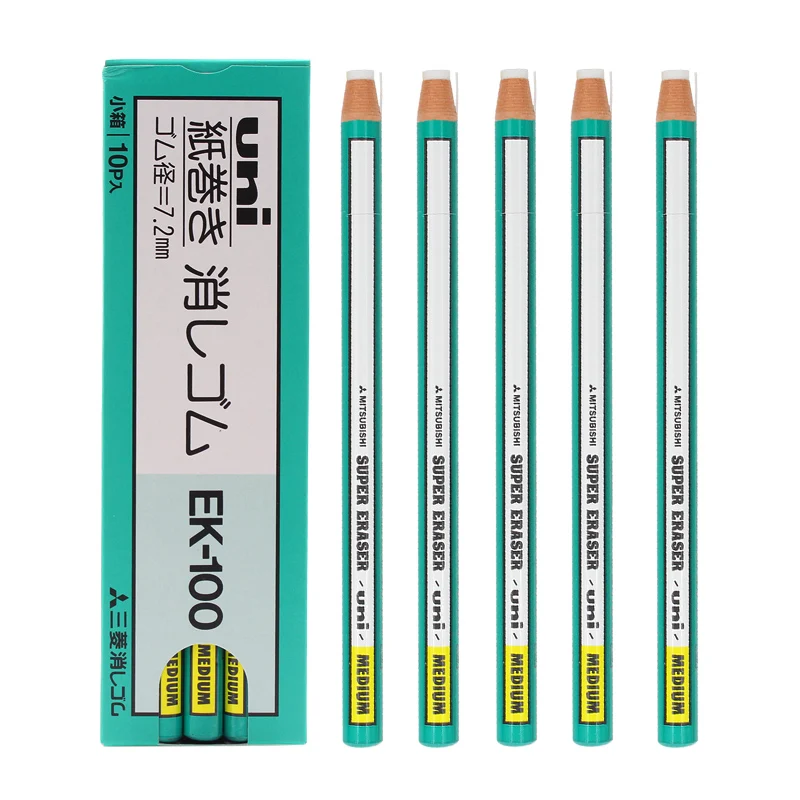 

Uni Roll paper eraser with tearing paper detail high gloss eraser is not easy to dirty