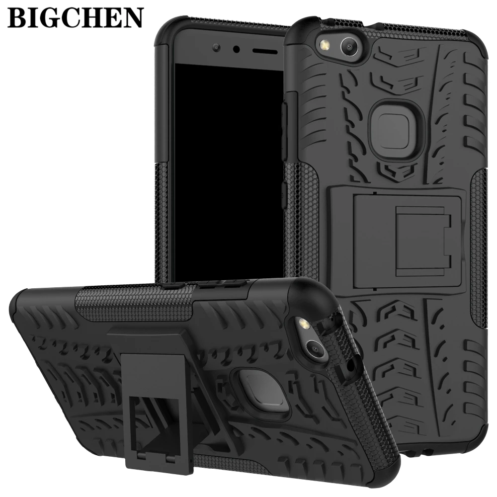 

Cover Huawei P10 Lite Case Nova Lite Case Silicone & Plastic Kickstand Case sFor Huawei P10 Lite Case P10 Lite Phone Fundas
