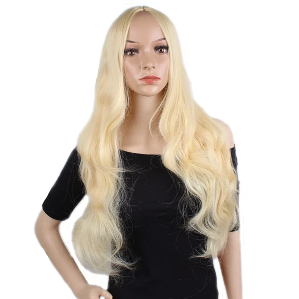 JOY& BEAUTY 24 дюймов Длинные Синтетические волосы косплей парик высокая температура волокна 12 цветов женский парик - Цвет: 613