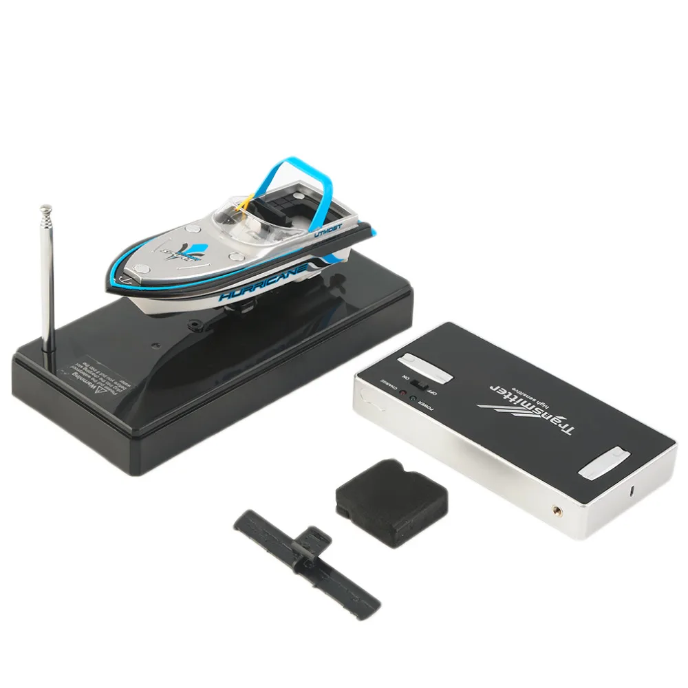 Kids Toys 2017 New Hot Portable Micro High Speed Racing Radio RC Boat Electric Remote Controlled