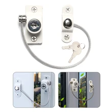 1 шт. смелый детский безопасный замок ограничитель для дверей и окон из нержавеющей стали ограничитель для безопасности для детей фиксатор для открывания провода ограничитель