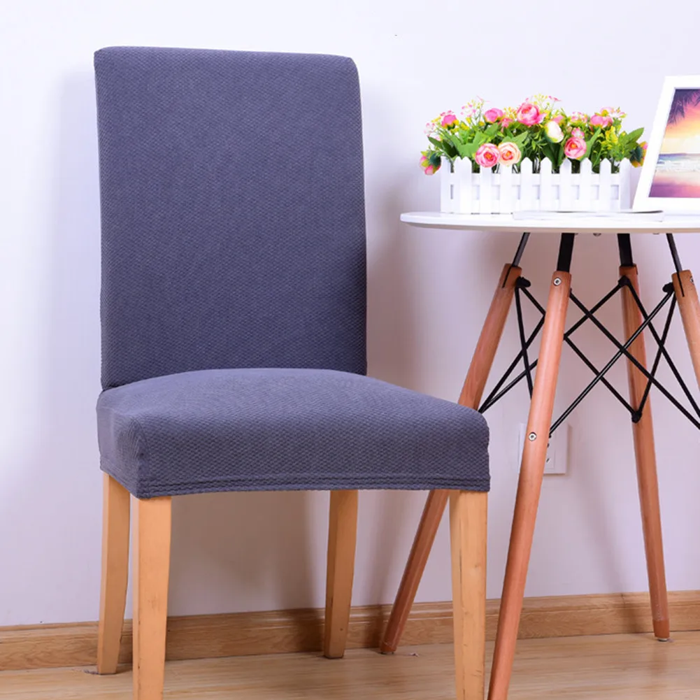 1pc thickened Spandex Stretch Dining Chair Covers Machine Washable Restaurant For Weddings Banquet Folding Hotel Chair Cover