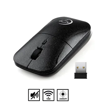 

G822 Wireless Mouse 2.4 GHz Adjustable 2400DPI Ergonomic Design 4 Buttons Business Travel Fashion Portable Mini Mouse 40AP15