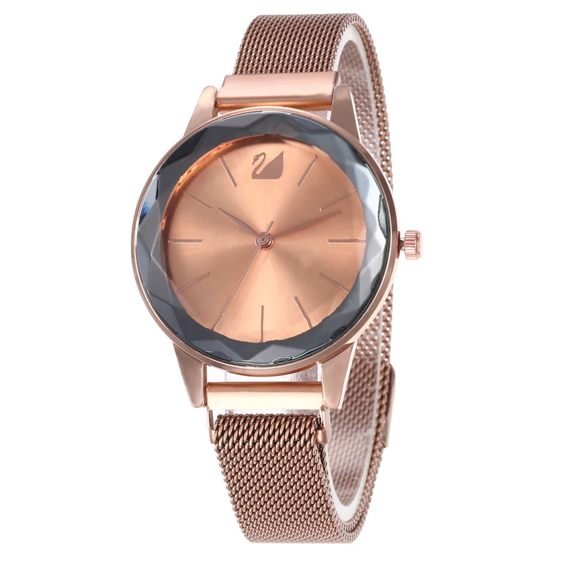 

Designer swan Surface Ladies Watches 2019 Fashion Luxury Starry Sky Dial Women Dress Watch Female Magnet Buckle Wristwatches