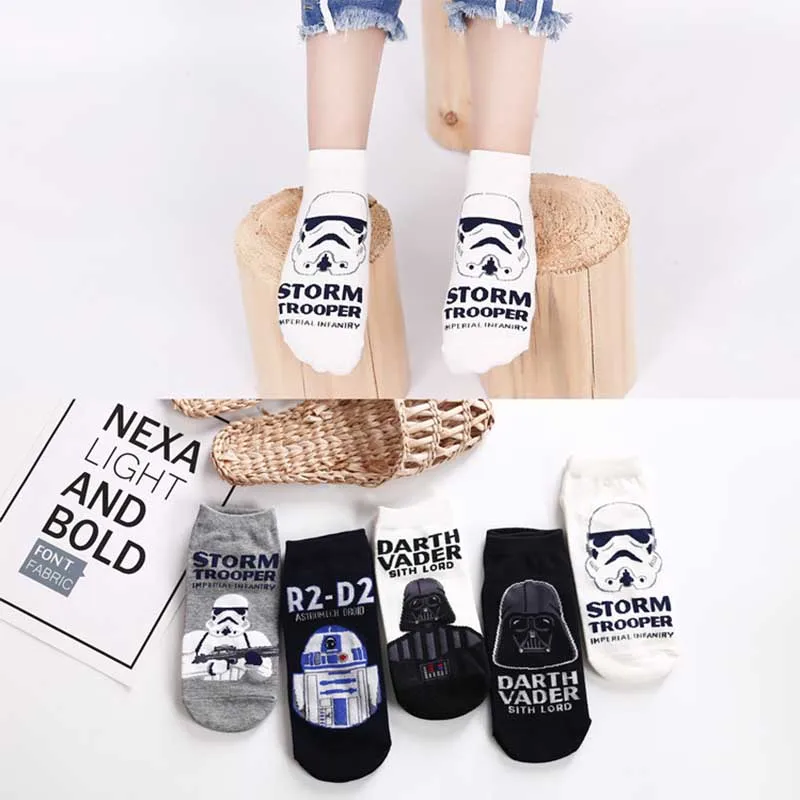 2019 новый высокого качества в стиле Harajuku Star Wars мужчин женские хлопковые носки