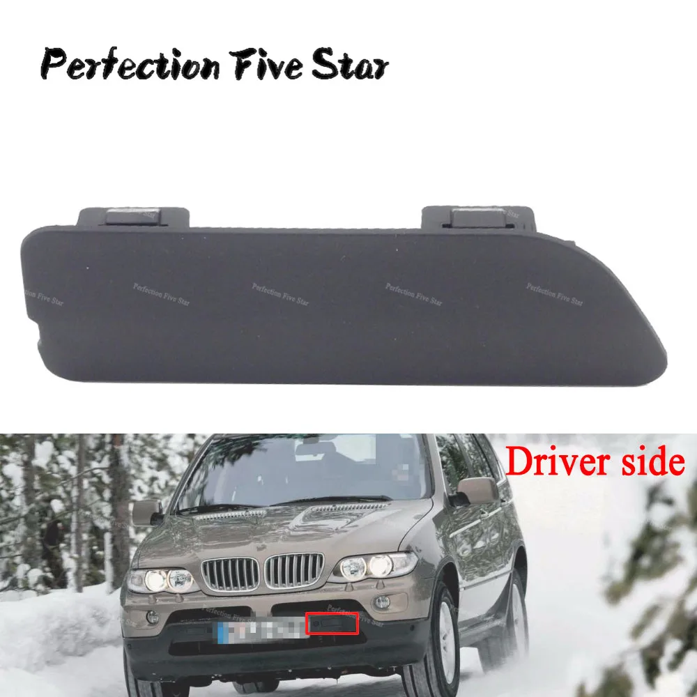 Front Bumper Tow Hook Cover Eye Cap LH Left Side For BMW X5 E53 2003