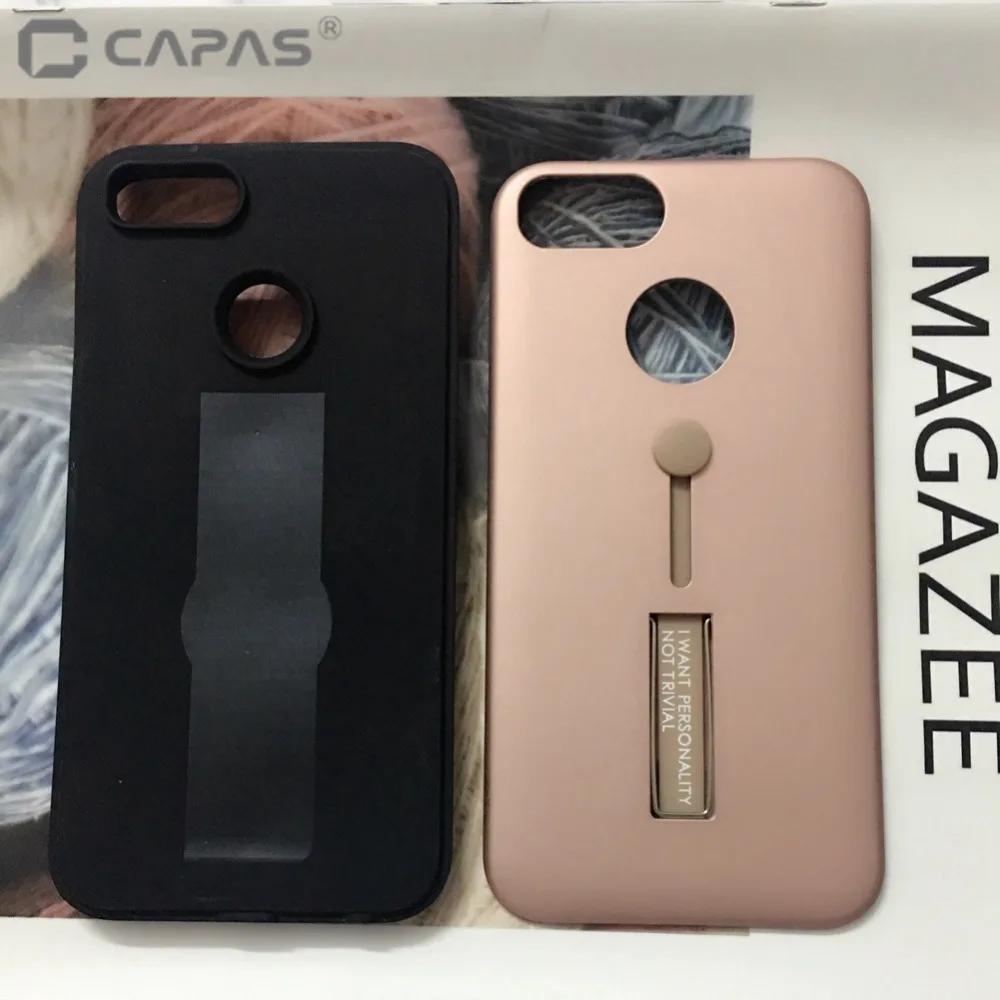 

For Xiaomi Mi A1 Case Cover Mi 5X Silicone + PC Ring Holder Stand Cover MiA1 Mi5X Phone Case Luxury Shockproof Protective Shield
