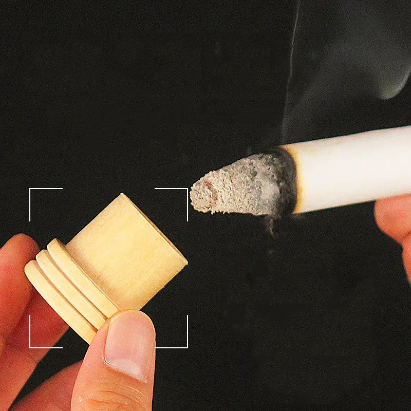 

SHARE HO Wooden Outfire Cap Moxa Cone Roller Extinguisher Moxibustion Tool Health Care