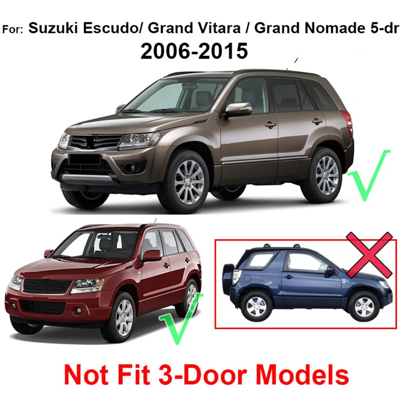 Обновленные кожаные автомобильные коврики для Suzuki Escudo Grand Vitara Nomad 2006- на заказ, накладки для ног, автомобильный коврик, автомобильные чехлы