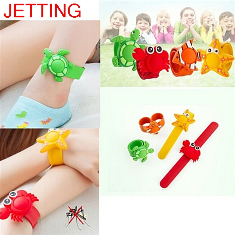 

1 Pc Children Baby silicone cartoon outdoor mosquito killer repellent bracelet anti mosquito repellent bracelet reusable