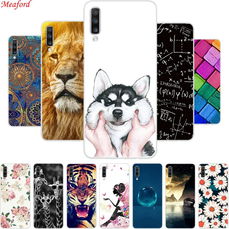 

6.7" For Samsung Galaxy A70 Case Silicone Back Cover Soft TPU Phone Case For Samsung A70 Case 2019 A705F A 70 Coque Funda Capas