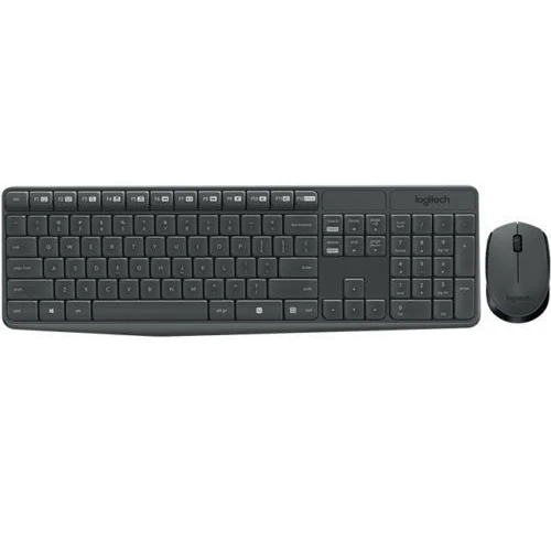 Беспроводная мультимедийная клавиатура и мышь logitech MK235 2,4 ГГц