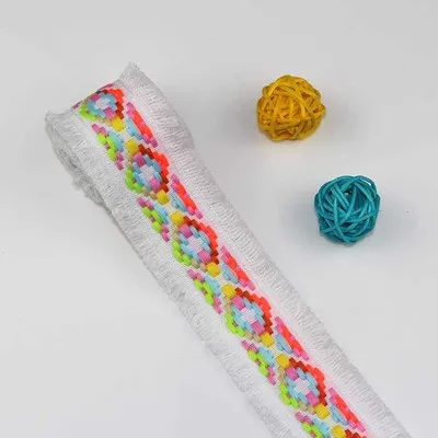 Кружевная лента с кисточками 5 ярдов/партия ширина 4 см|trim fabric|lace ribbon trimlace trim |