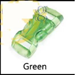 Meetee 30/50 шт 10 мм Пластик прозрачный Цвет пряжки DIY регулировки сумка с пряжкой одежда Запчасти ремня лямки продажы паракордового браслета - Цвет: Green