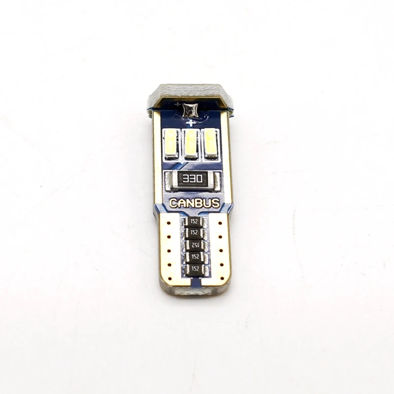 LED лампа Tak Wai Lee 2X 9SMD T10 7014 без ошибок CAN шина габаритная автомобильная для чтения W5W