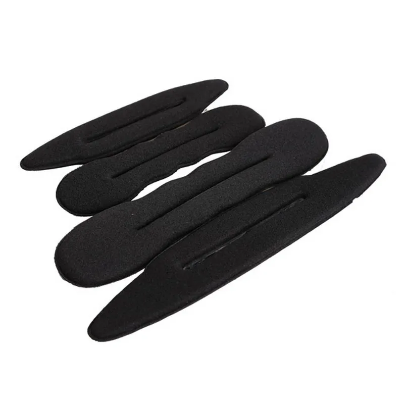 4 قطع ماجيك رغوة الإسفنج تصفيف الشعر كليب دونات كعكة بكرة الشعر صانع Braider حلقة صالون تصفيف الشعر أدوات نمط أسود