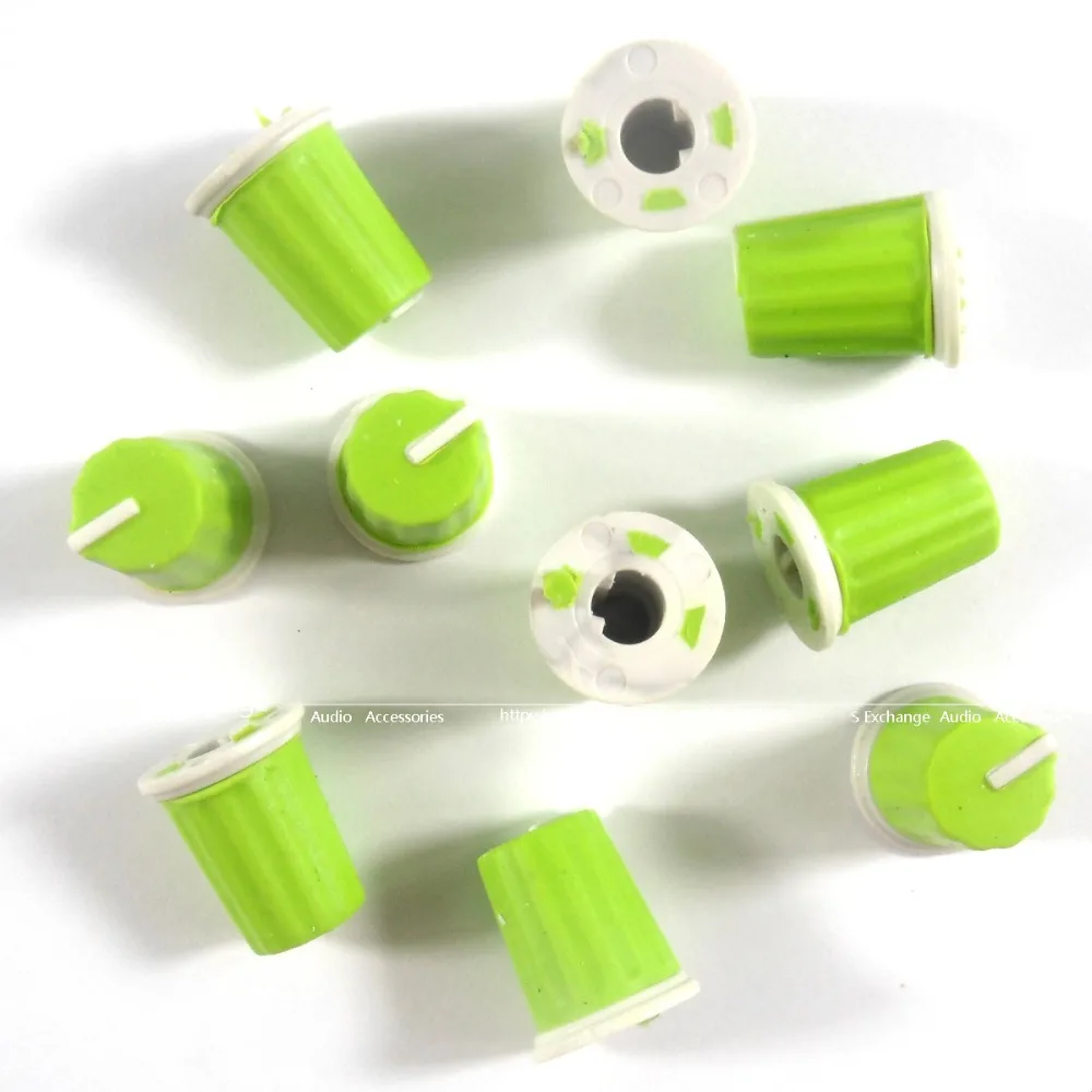 100PCS Replace Knob Cap For Pioneer DJM800 900 2000 NXS, EQ Rotary Knob- DAA1176 DAA1305 Green Color