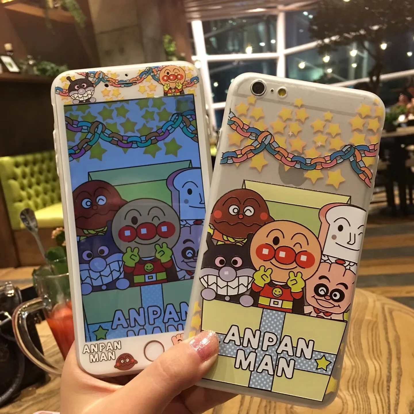 

3D Screen Protector Tempered Glass Film Protective cover+Phone Case for iphone 6 6s 7 plus 8 Relief TPU+PC