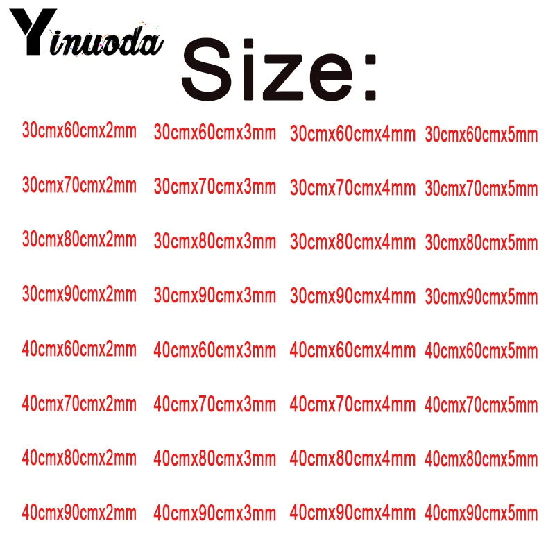  Yinuoda 900*400*2mm 40cmx70cmx3mm DIY Custom Rubber Gaming Mouse Pad Mat Laptop Keyboard Mat XL for