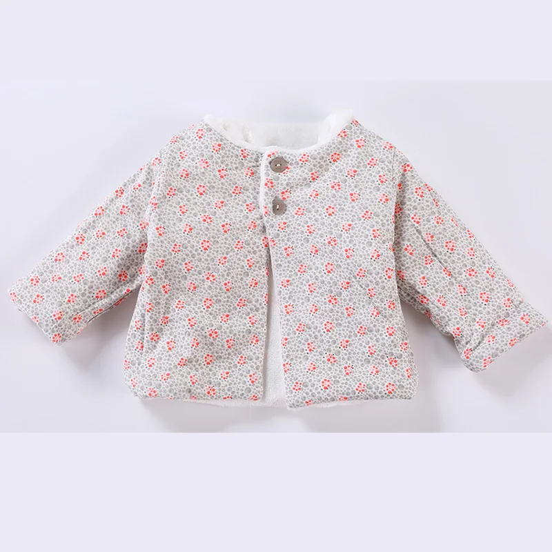 Baby clothes jacket baby clothes coat two layer baby infant tops children white color coral fleece top girls coats
