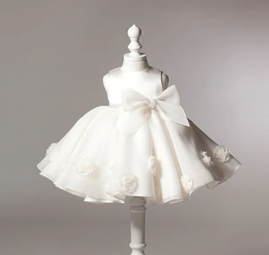 baby white christening dress