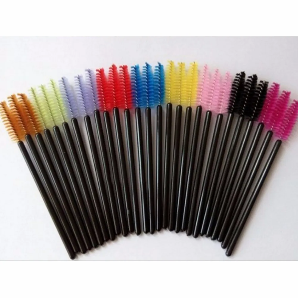 

New Quality 1 Piece Disposable e yelash e ye Lash b rush Mini Wands b rush e yelash Extension Curler Tool Random Color