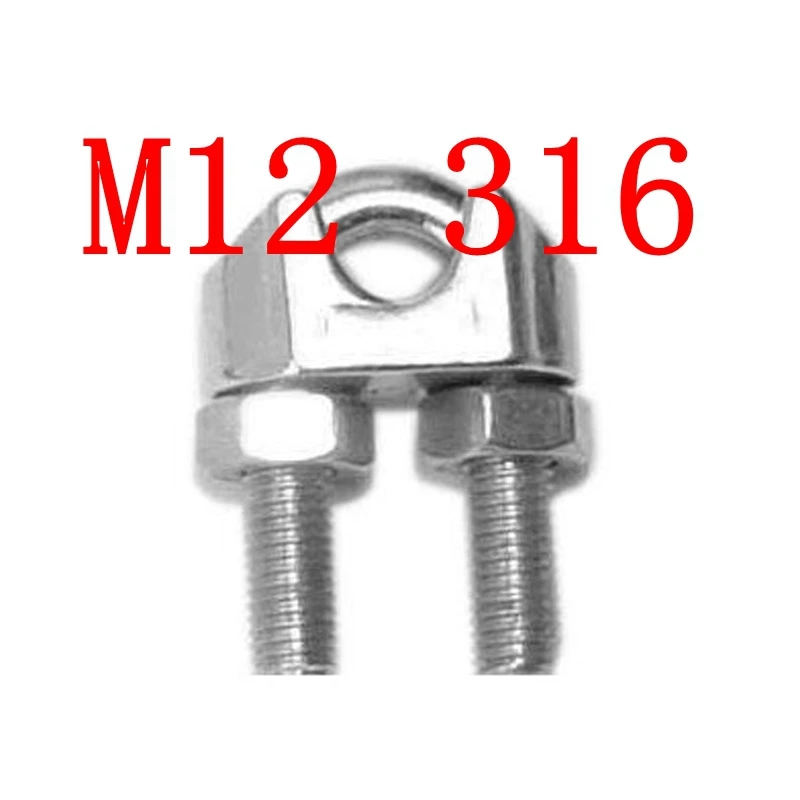 M12,12mm Marine Suncor Wire Rope Clip Clamp Stainless 