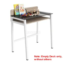 80*48,5 см современный деревянный настольный стальной металлическая ножка для ноутбука настольный компьютерный стол для спальни ученический стол 12155