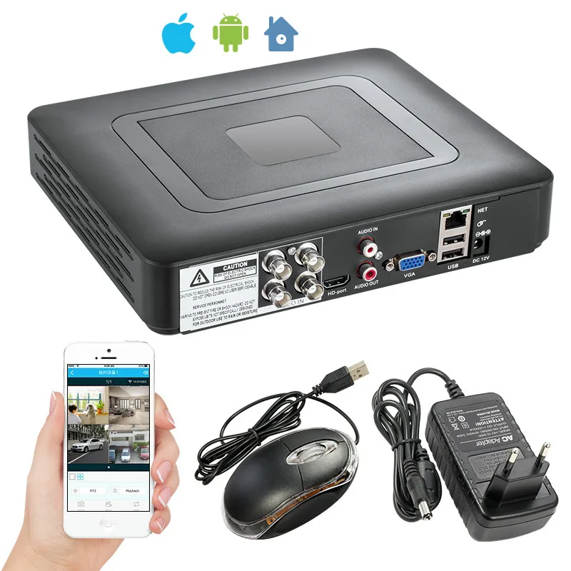 Безопасности Камера Системы 4/8 канальный сетевой видеорегистратор DVR 1080N