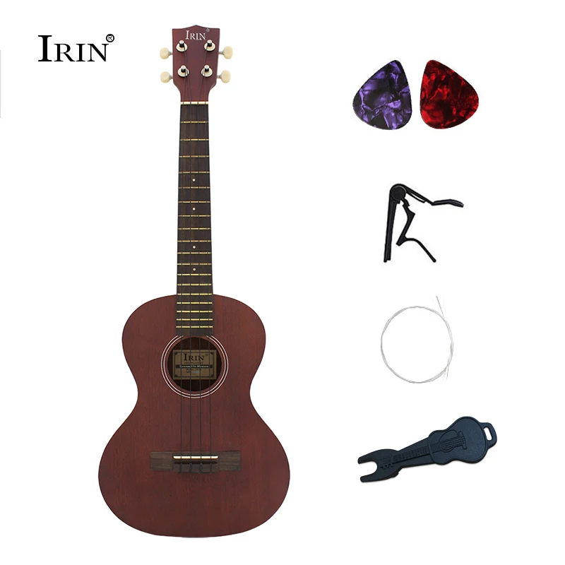 

Cheap Red-brown Ukulele 26 Inch The Guitar 4 Strings Concert Ukulele Tenor Rosewood Fingerboard Hawaii ukelele travel guar