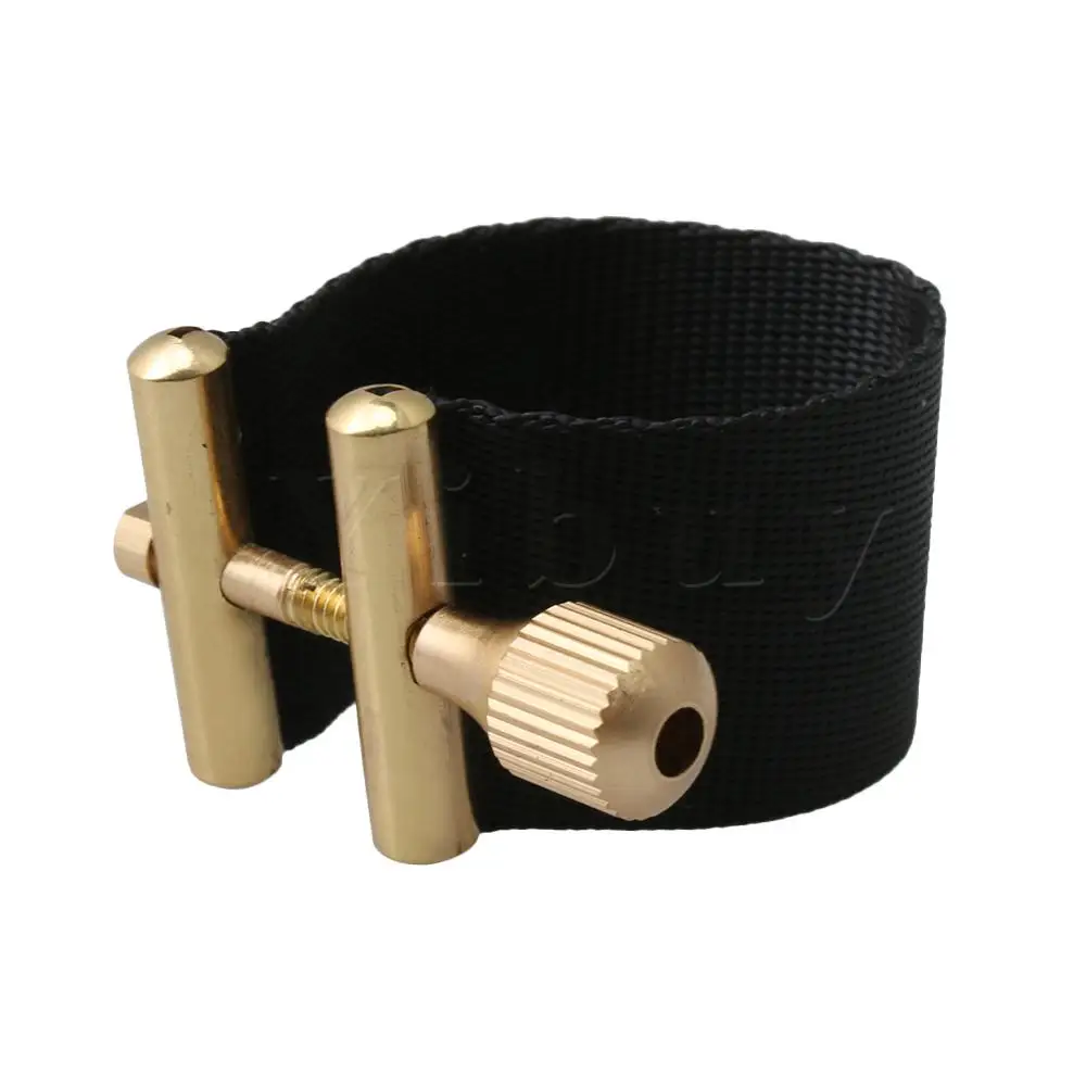 

Yibuy Baritone Sax Ligatures Fastener Mouthpiece Clips Clamp One Adjust Screw