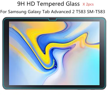 

2pcs Explosion-Proof Tempered Glass For Samsung Galaxy TAB Advanced 2 10.1 T583 SM-T583 Tablet Protective Screen Protector Film