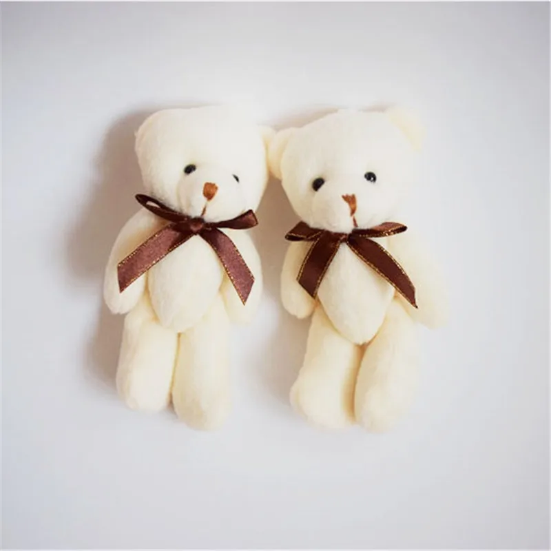 Mini Joint Bear Plush Toys Cute Teddy Bear Peluche Stuffed Dolls Gift Wedding Party Decoration 11cm  (3)